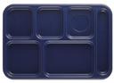 Camwear Six Compartment School Tray, Navy Blue, 10 X 14 1/2 X 15/16 inch -- 24 per case.