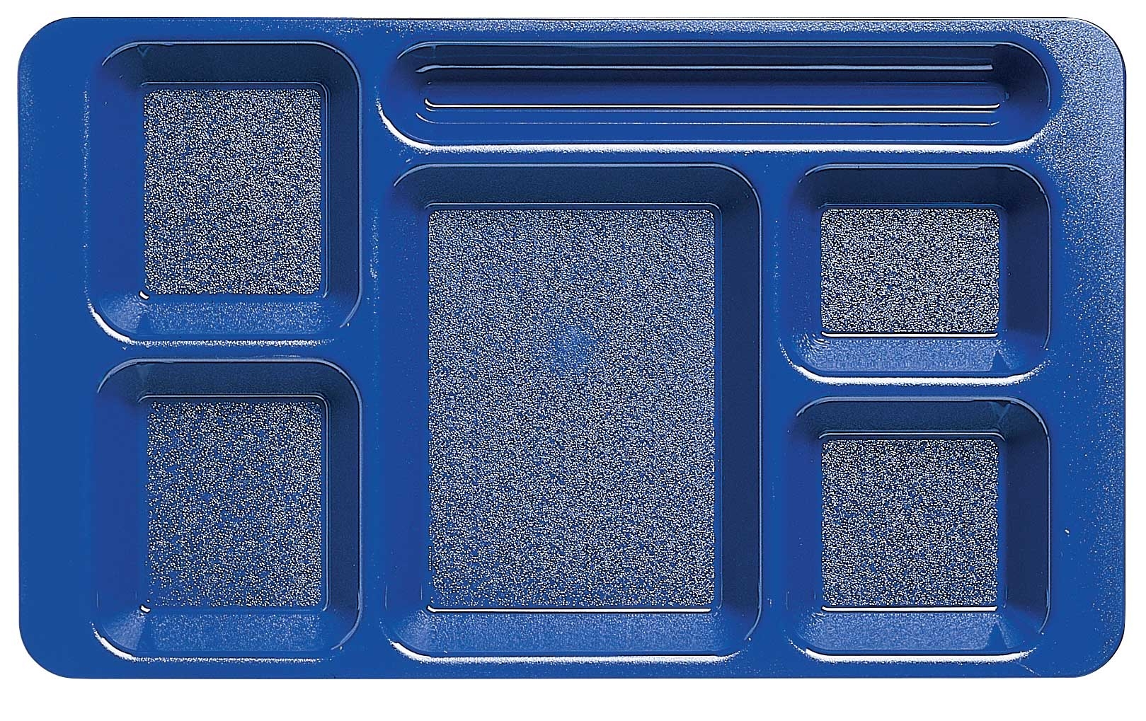 Cambro Polycarbonate Compartment Tray, Navy Blue, 9 x 15 inch -- 24 per case