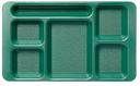 Cambro Polycarbonate Compartment Tray, Sherwood Green, 9 x 15 inch -- 24 per case