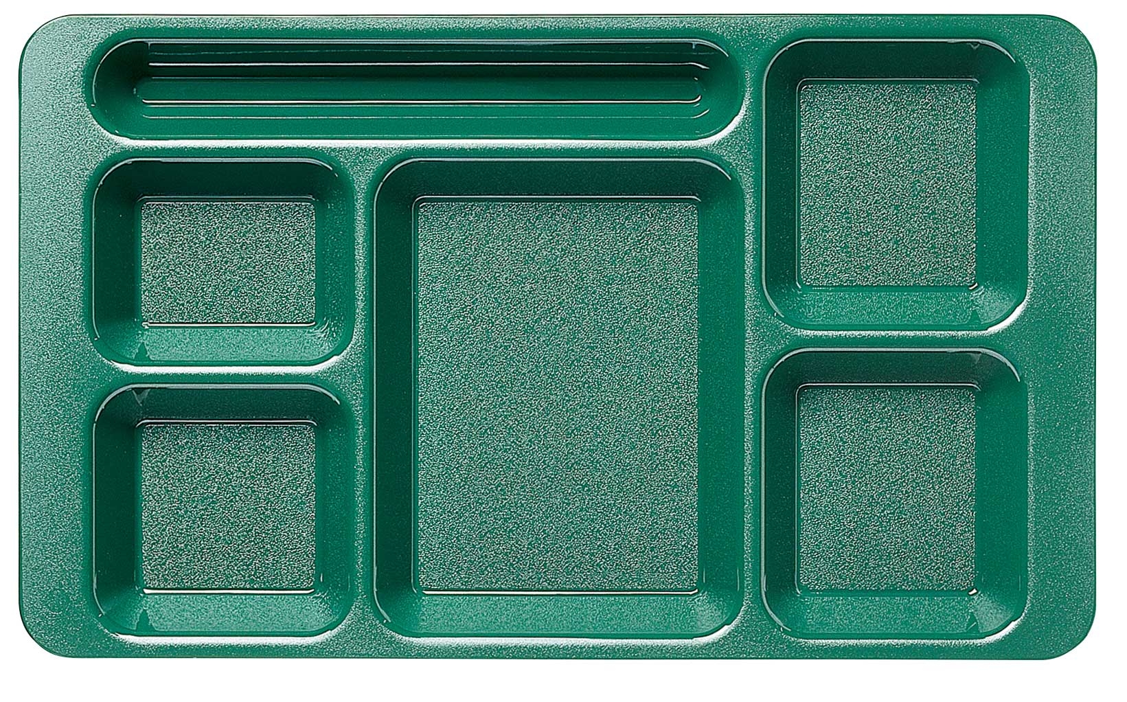 Cambro Polycarbonate Compartment Tray, Sherwood Green, 9 x 15 inch -- 24 per case