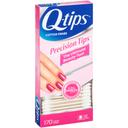 Q-Tip Precision Tips Cotton Swabs - 170 per pack -- 24 packs per case.