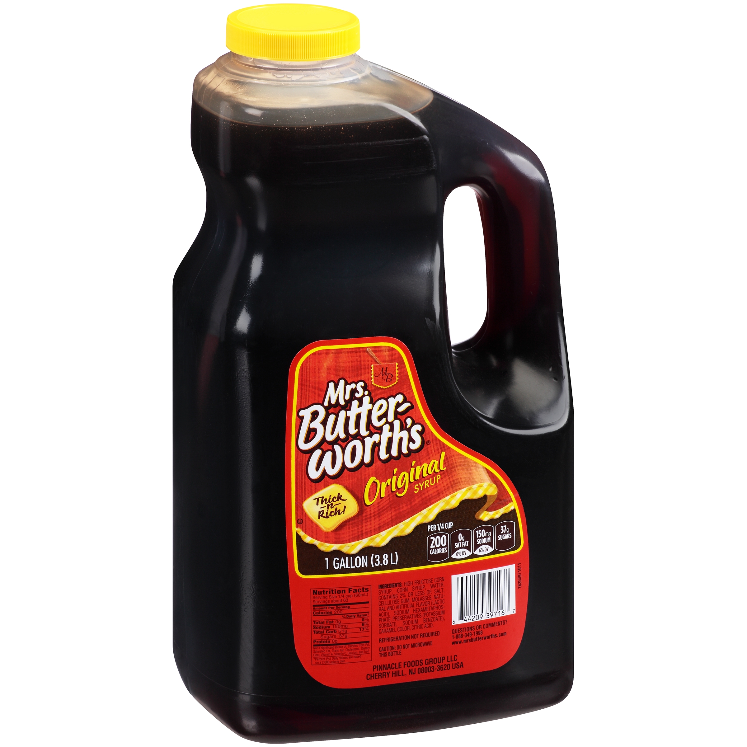 Syrup Mrs Butterworth -- 4 Case 1 Gallon