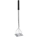 Tablecraft Chrome Plated Metal Square Bean Masher, 6 inch