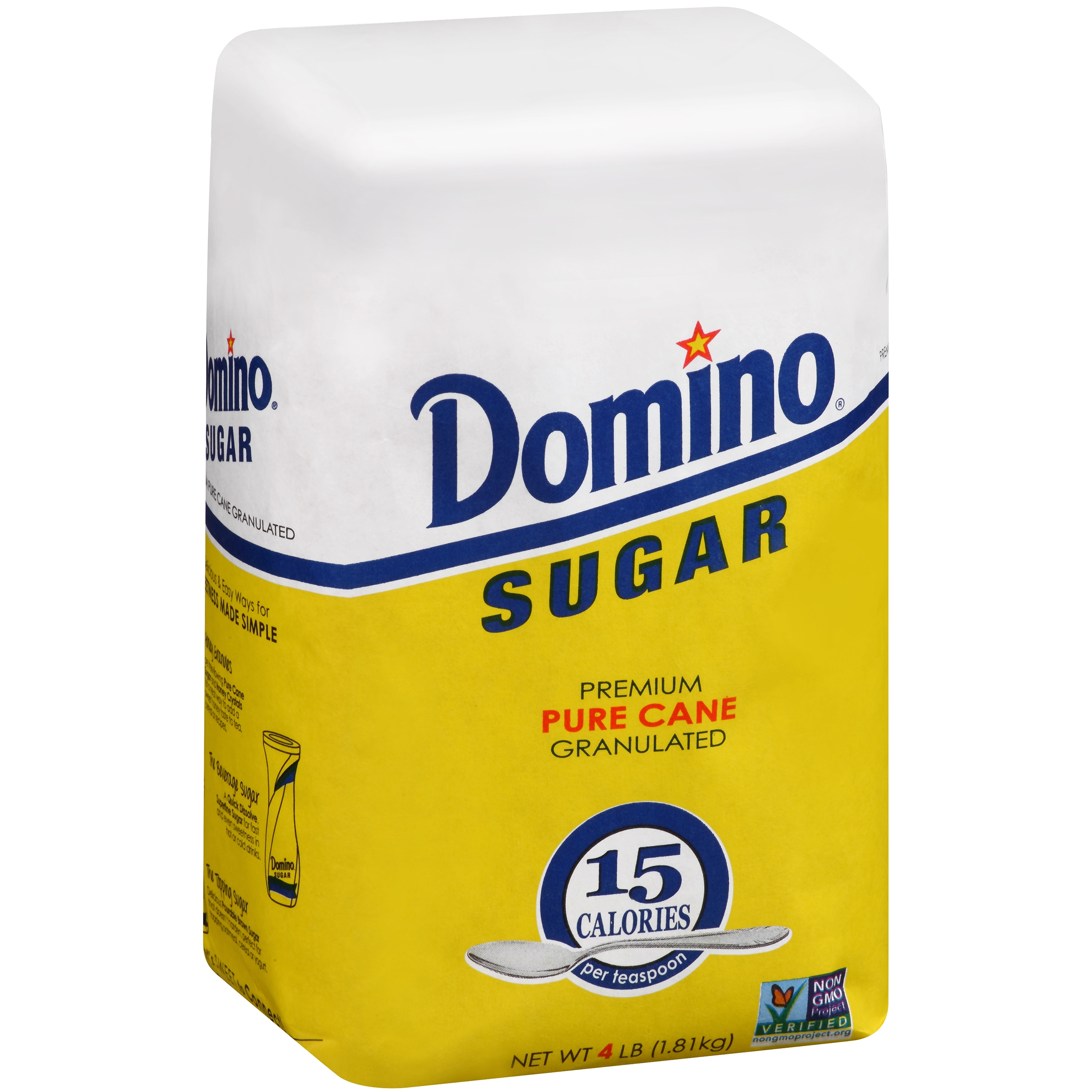 Domino Granulated Sugar, 10 Pound Bag -- 4 per case.
