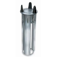 Lakeside Stainless Steel Regular Standard Height Open Counter Drop In Unheated Round Plate Dispenser - Up to 5 inch Accommodate Plate Size.