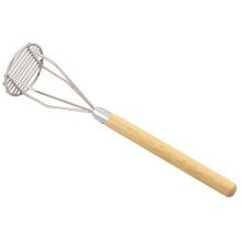 Alegacy Nickel Plated Round Face Masher, 18 inch.