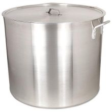 Alegacy Heavy Duty Aluminum Stock Pot with Lid, 120 Quart.