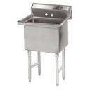 Advance Tabco T9 Series Stainless Steel 1Compartment Regaline Sink, 16 x 20 inch Bowl.