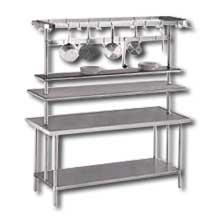 Stainless Steel Adjustabe Mid Mount Self, 10 x 120 inch.