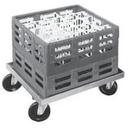 Channel Manufacturing Aluminum Glass Rack Dolly, 7 1/2 x 22 x 22 inch.