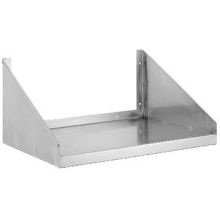 Channel Manufacturing Stainless Steel Wall Mount Microwave Shelf, 24 x 18 inch.
