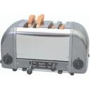 Cadco Heavy Duty KoverTec Mica 4-Slot Buffet Toaster, 15 1/2 x 9 x 8 inch.