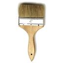 Alegacy Boar Hair Pastry Brush with Stainless Steel Band, 4 inch.