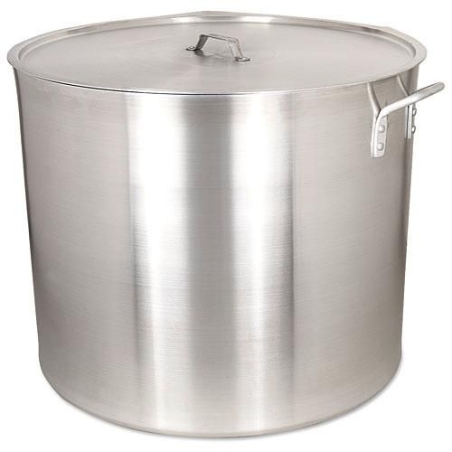 Alegacy Heavy Duty Aluminum Stock Pot with Lid, 160 Quart.
