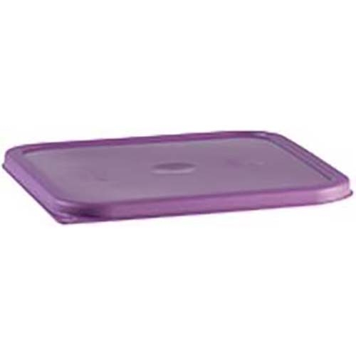 Cambro Allergen Free Purple Square Lid for 6 Quart, 8 Quart Camwear Camsquares Containers -- 6 per case.