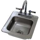 One Compartment Hand Use Drop-in Sink Overall Size : 12 x 14 inch.