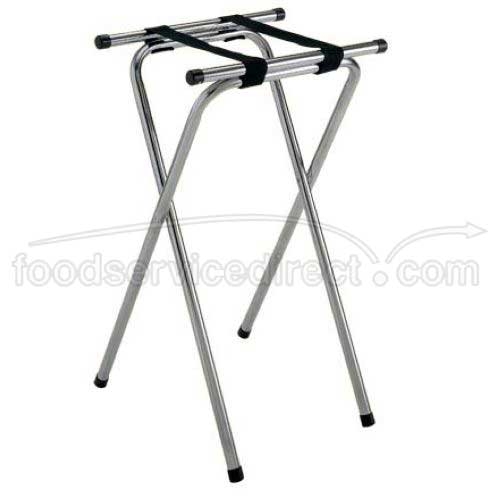 GET Enterprises inc Deluxe Chrome High Tray Stand, 32 inch -- 6 per case