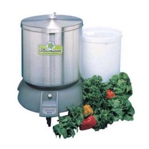 Dito Electrolux 20 Gallon Greens Machine Stainless Steel Salad and Vegetable Spin Dryer, 220 Volt Version, 26 9/16 x 26 9/16 x 32 1/64 inch.