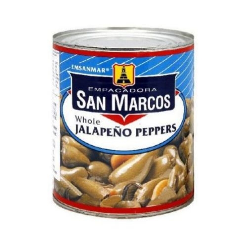 San Marcos Whole Jalapeno Pepper, 26 Ounce -- 12 per case.