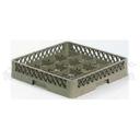 Traex Rackmaster Beige 16 Compartment Full Size Glass Rack, 4 inch Height.