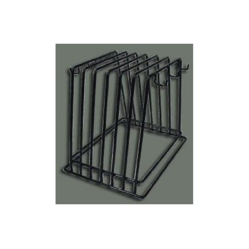 Winco Vinyl Coated 6 Slots Cutting Board Rack, 12 x 9 x 10.25 inch.