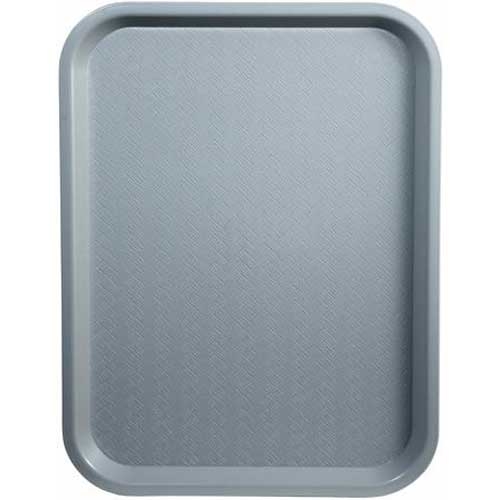 Winco Plastic Gray Fast Food Tray, 14 x 18 inch -- 12 per case.