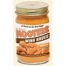 Hooters Medium Wing Sauce, 12 Ounce -- 6 per case.