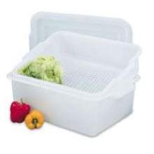 Vollrath Natural Perforated Sanitary Drain Box, 20 x 15 x 5 inch -- 6 per case.