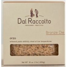 Dal Raccolto Italian Artisanal Bronze Die Orzo Pasta, 1 Pound -- 12 per case.